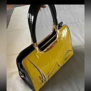 Stylish Yellow and Black Tote Bag